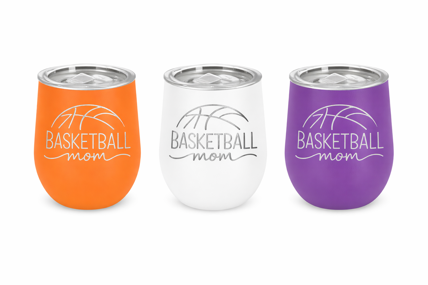 12oz Wine Tumbler Sport Mom