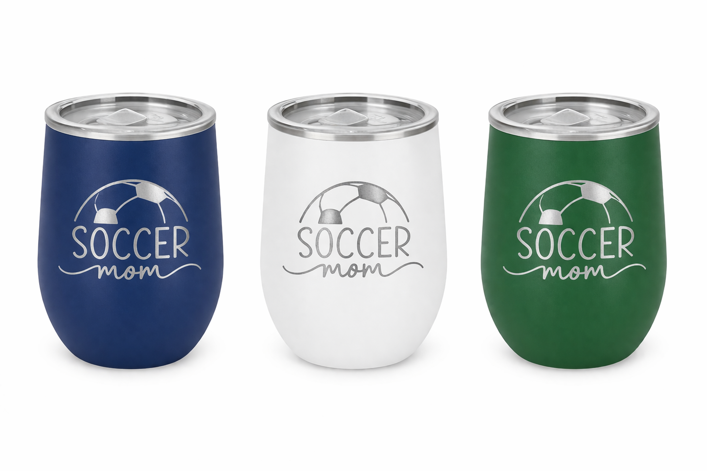 12oz Wine Tumbler Sport Mom