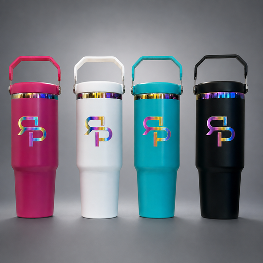 RSP 30oz Rainbow-Plated Sports Water Bottle