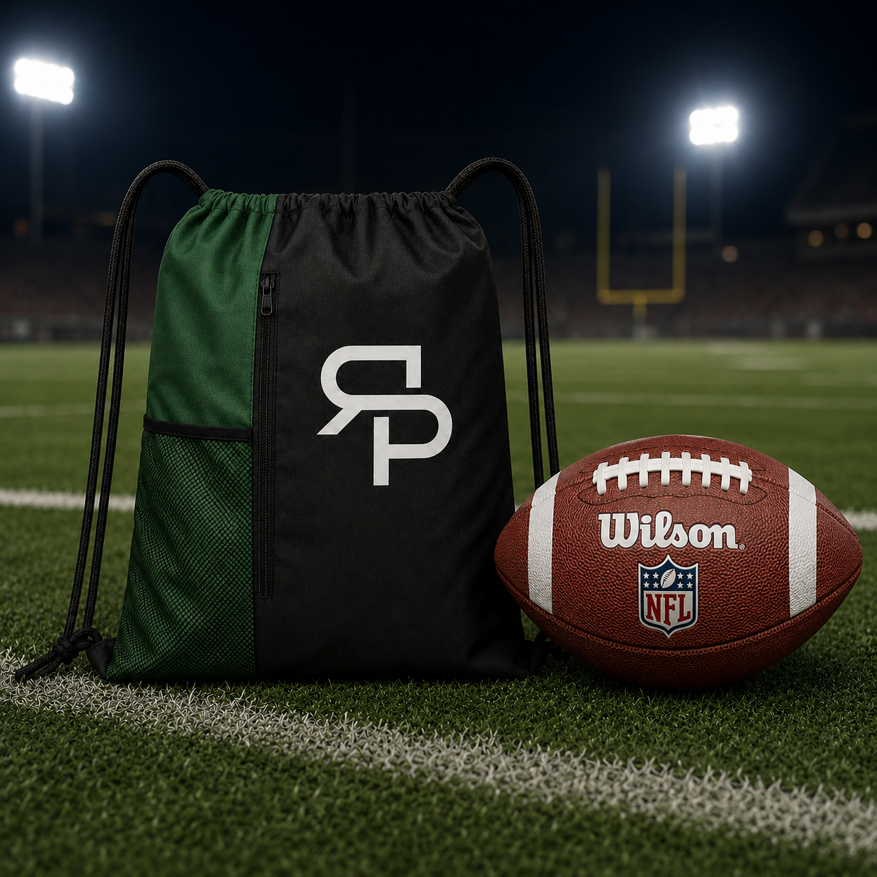 Football Green RSP Bag and Ball Starter Pack