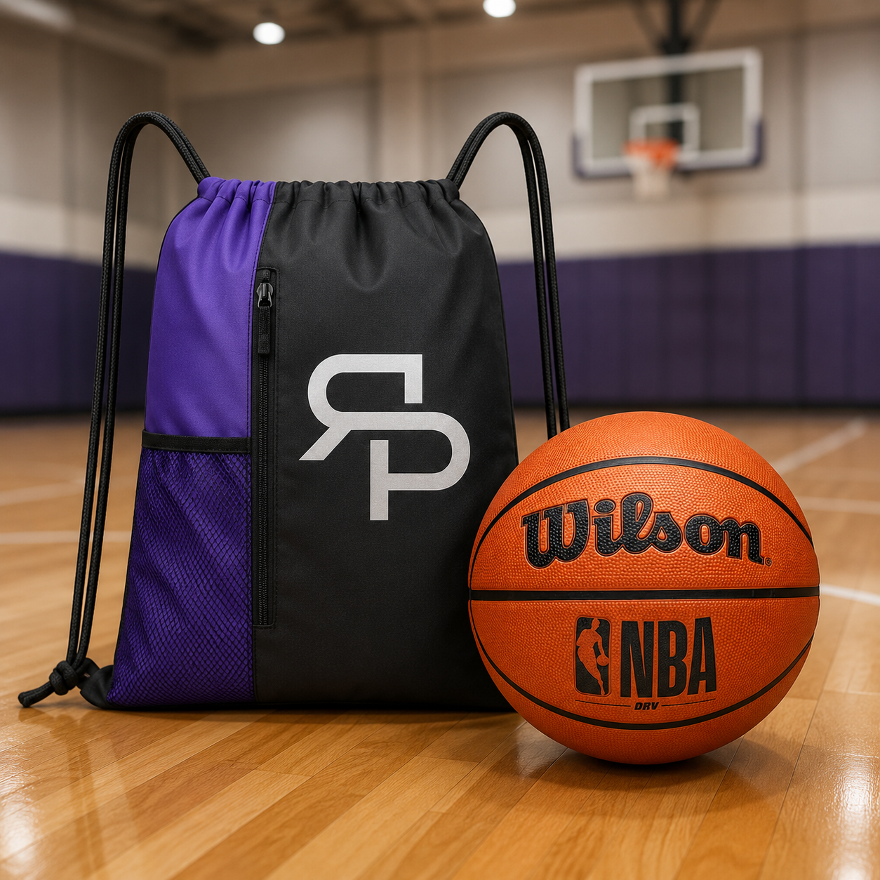 Basketball Purple RSP Bag and Ball Starter Pack