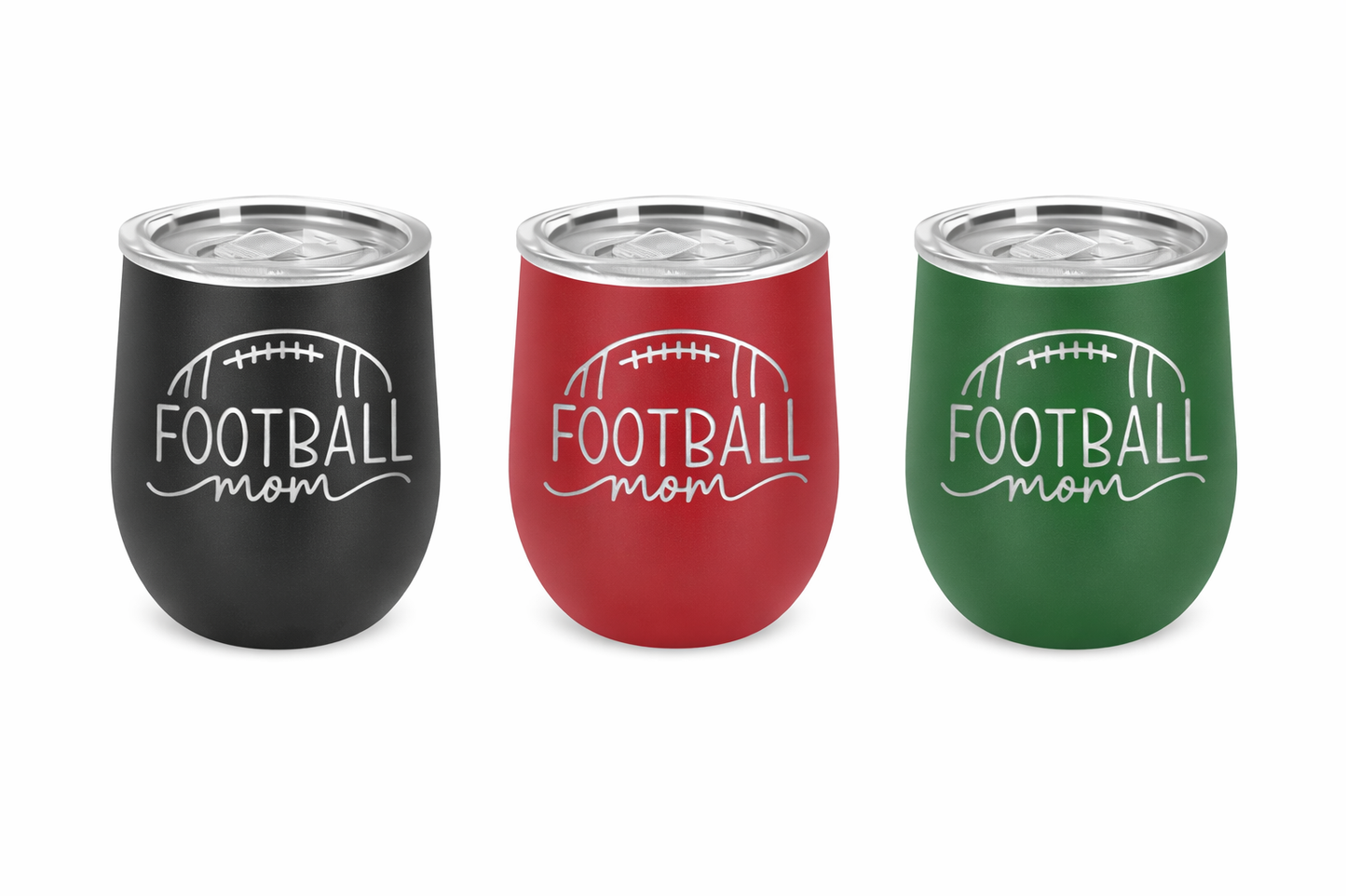 12oz Wine Tumbler Sport Mom