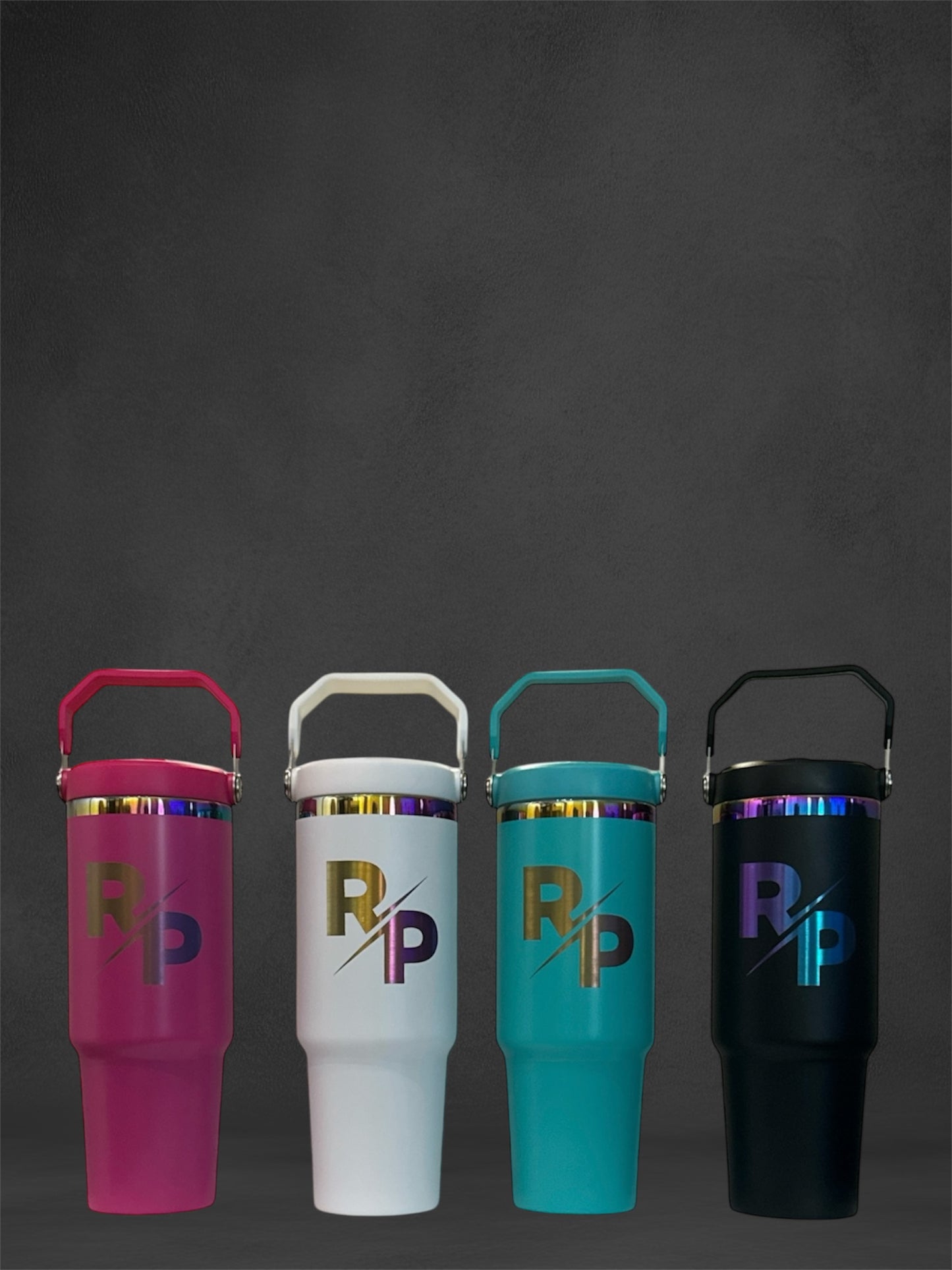 30oz Rainbow Plated  Tumbler