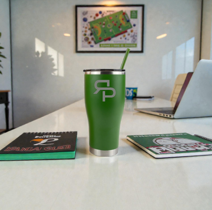 30oz CURVE TUMBLER WITH STRAW