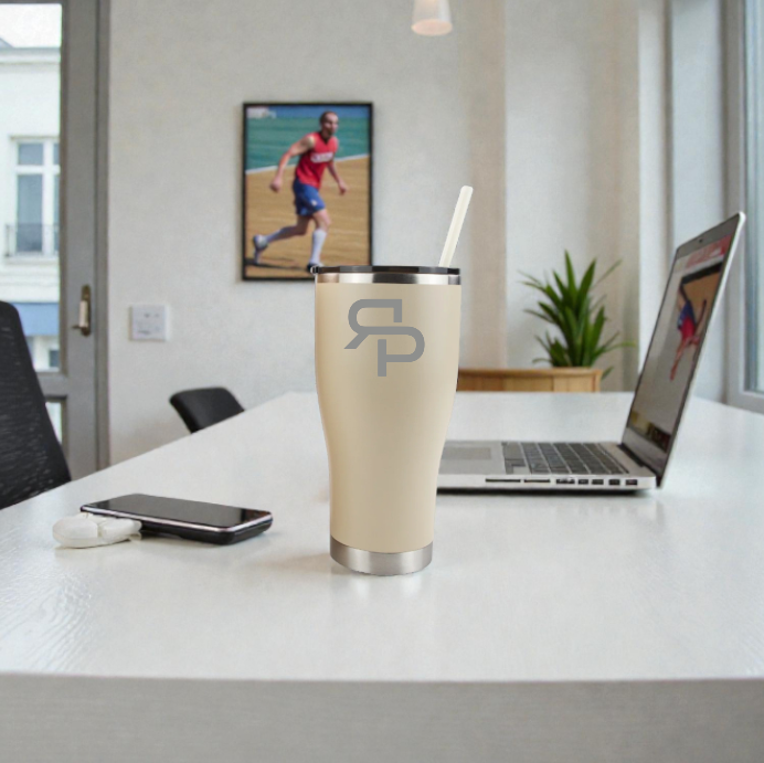 30oz CURVE TUMBLER WITH STRAW
