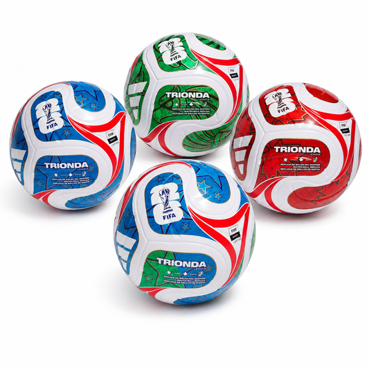 adidas Trionda soccer balls in USA, Canada, Mexico, and Tri-Color designs