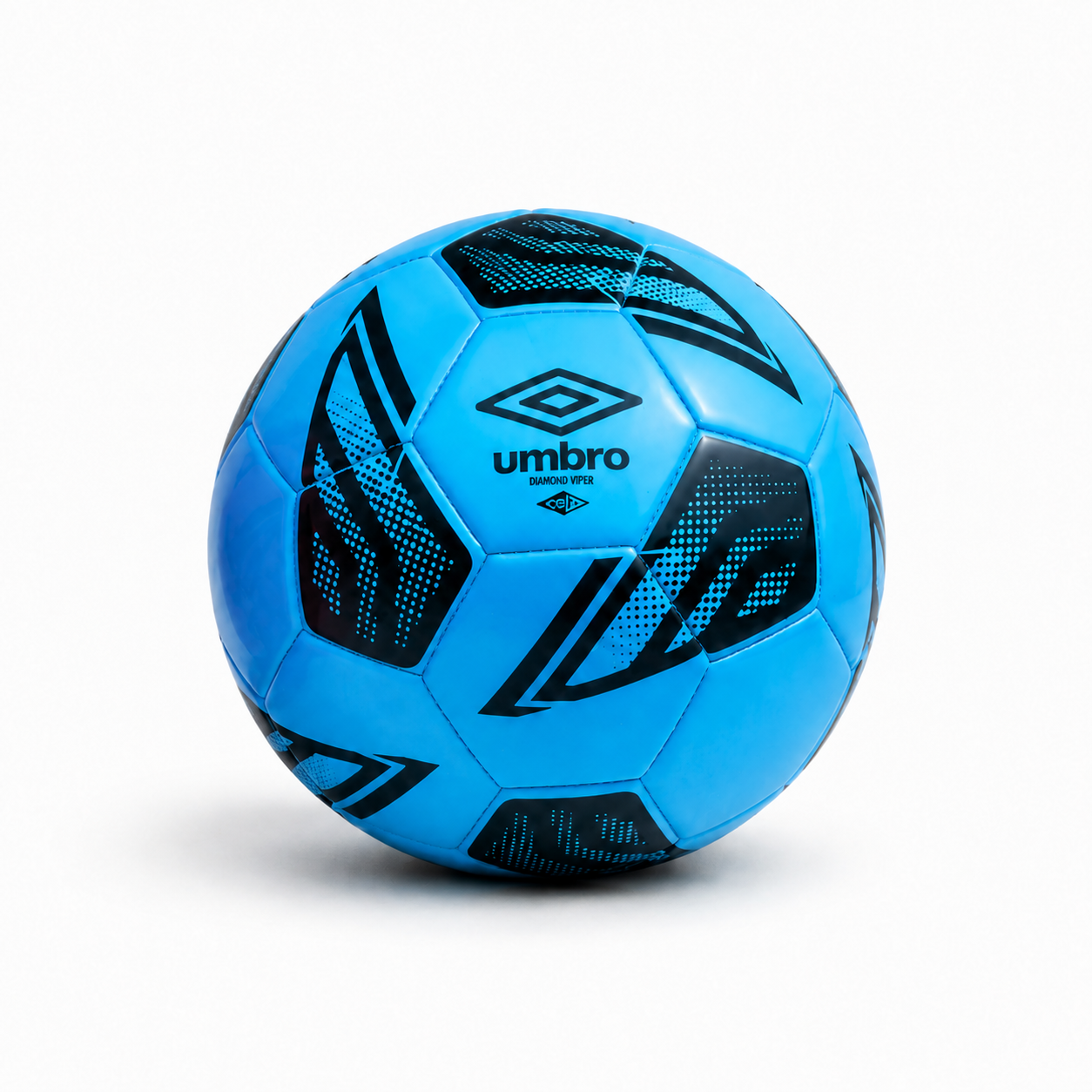 Blue Umbro Diamond Viper soccer ball